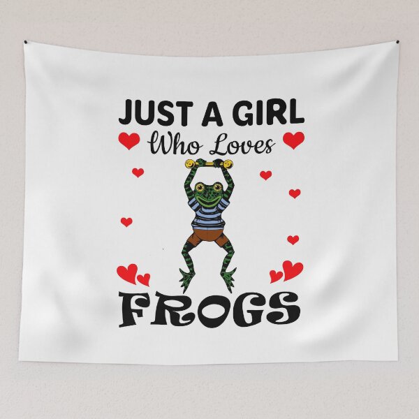 Item preview, Just a girl who loves frogs designed and sold by mmammammira.