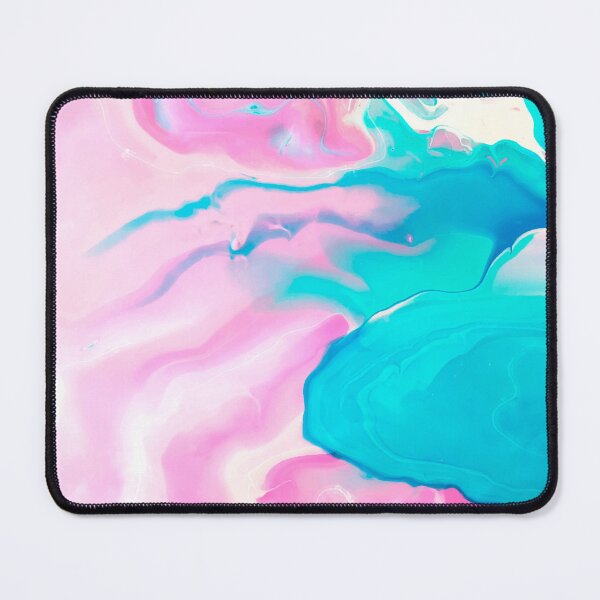 Item preview, Pink and Light Blue Liquid Ink Texture - Marble Abstract Art designed and sold by SoccaTamam.