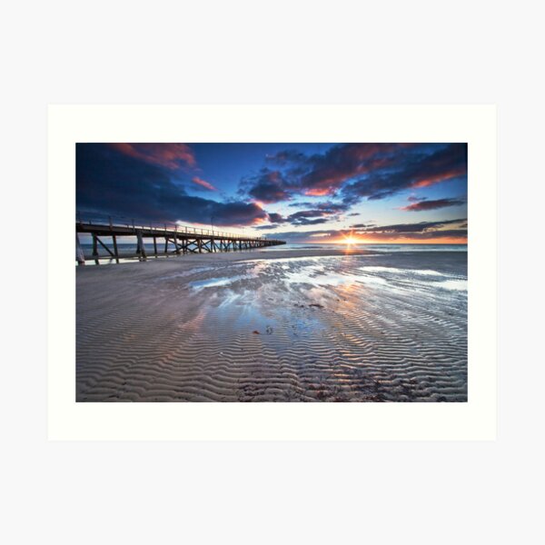 Semaphore Sunset Art Print