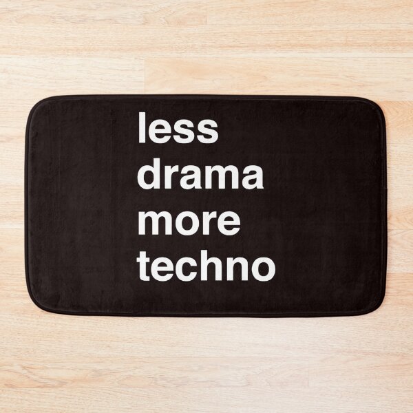 Item preview, Less drama more techno Essential T-Shirt designed and sold by LarsKrengel.