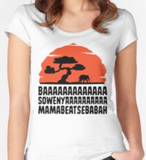 BAAAAAAAAAAAAA SOWENAAAAAAAAAAA MAMABEATSEBABAH T-Shirt Tailliertes Rundhals-Shirt