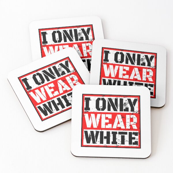 Item preview, i only wear white designed and sold by Recoshet.