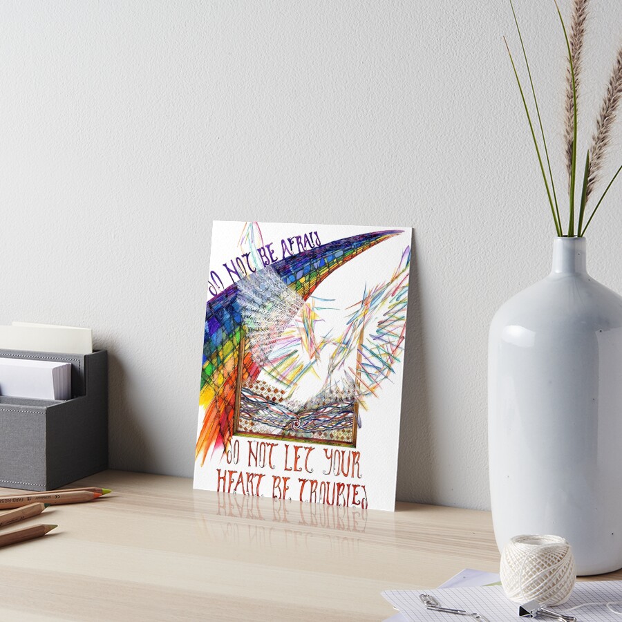 Heart Art Board Print