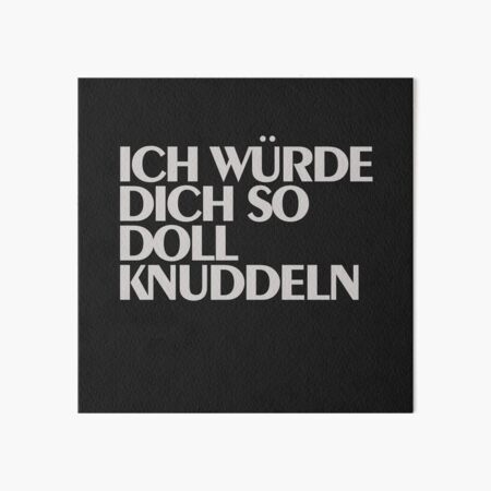 Artikel-Vorschau von ich würde dich so doll knuddeln, designt und verkauft von Design-Busuk.