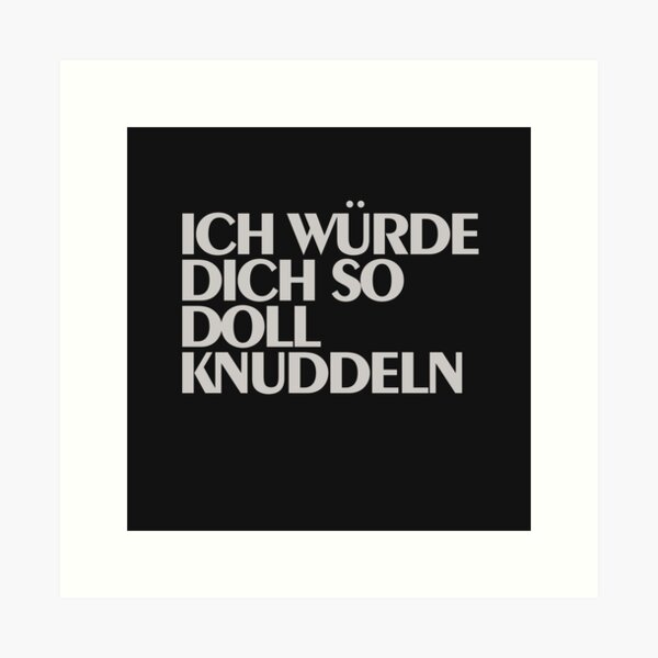 Artikel-Vorschau von ich würde dich so doll knuddeln, designt und verkauft von Design-Busuk.