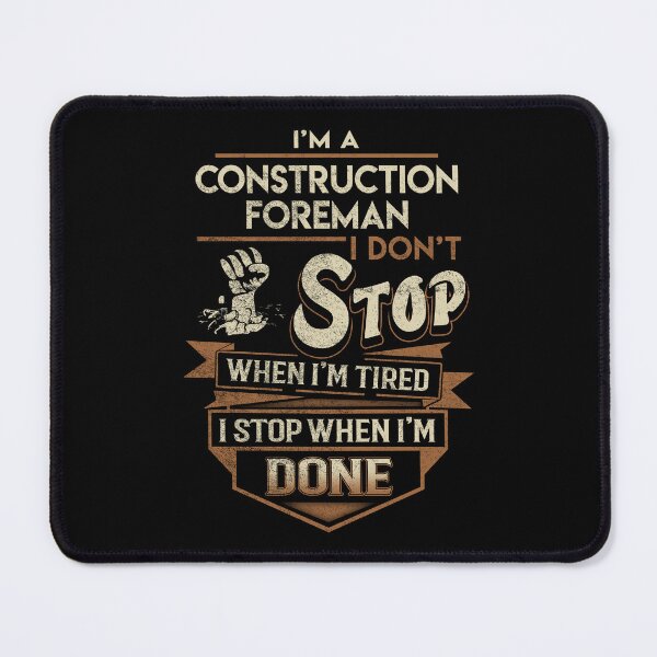 Item preview, Construction Foreman T Shirt - I Stop When Done Job Gift Item Tee designed and sold by natalinedk.