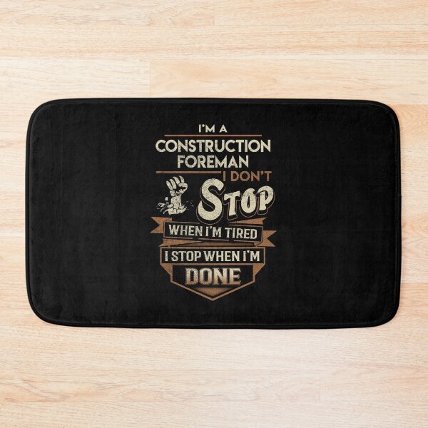 Item preview, Construction Foreman T Shirt - I Stop When Done Job Gift Item Tee designed and sold by natalinedk.
