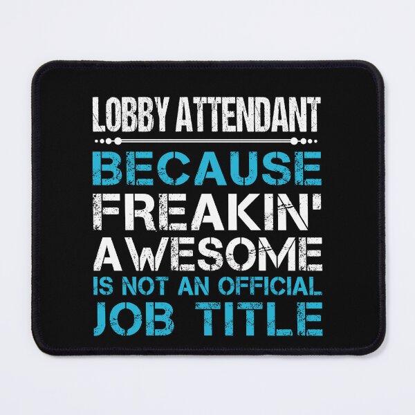 Item preview, Lobby Attendant T Shirt - Freaking Awesome Job Gift Item Tee designed and sold by oetate4774.
