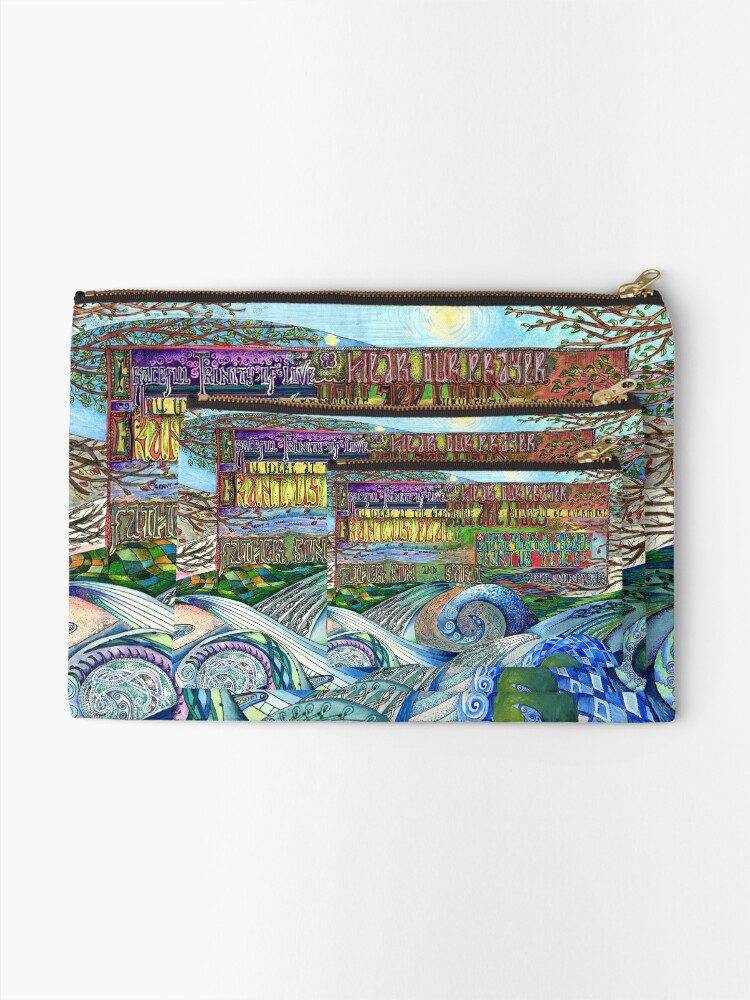 Alternate view of Graceful Trinity Zipper Pouch