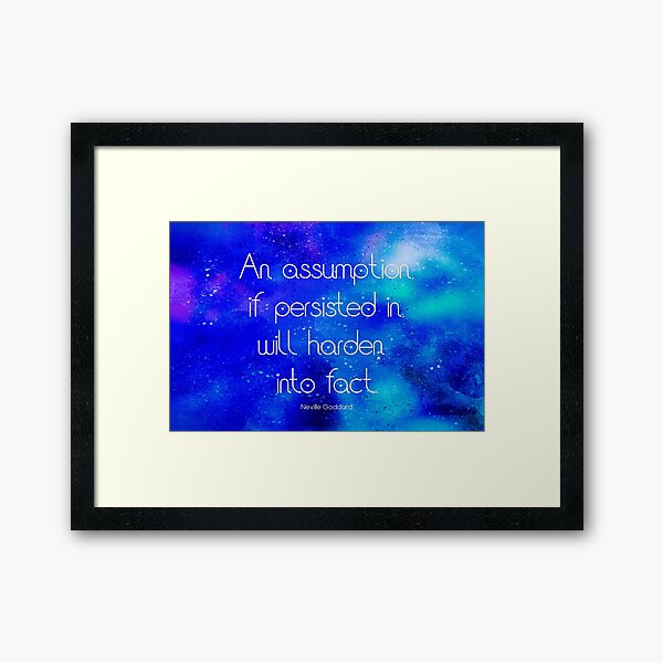 Item preview, Neville Goddard Quote - Law of Assumption designed and sold by Expandingyourreality.