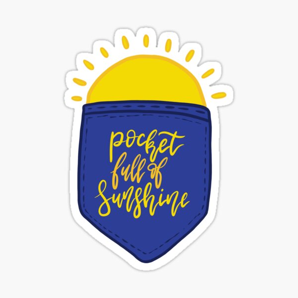 I've Got a Pocket Full of Sunshine Lyrics Print / Natasha 