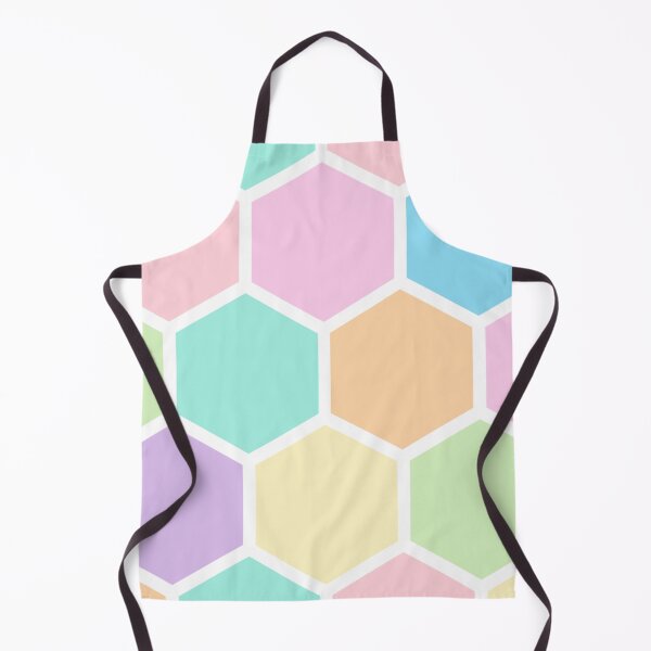 Item preview, Pastel Hexagon Bestagon Honeycomb Yellow Green Pattern Print Beautiful Easter designed and sold by Shayna Westfall.