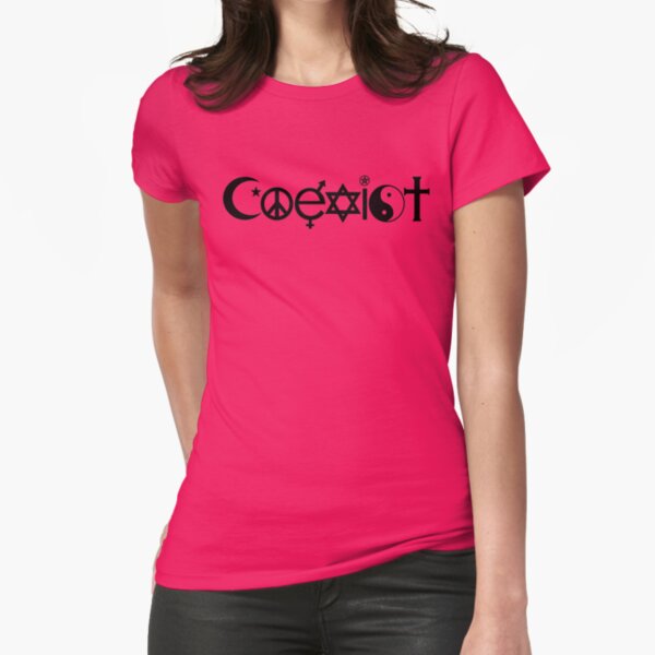 COEXIST Fitted T-Shirt
