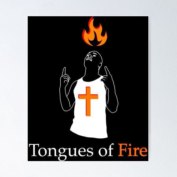 Item preview, Tongues of Fire - Christian designed and sold by KedrickStore.