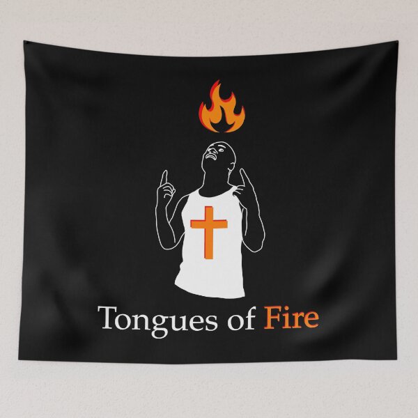Item preview, Tongues of Fire - Christian designed and sold by KedrickStore.