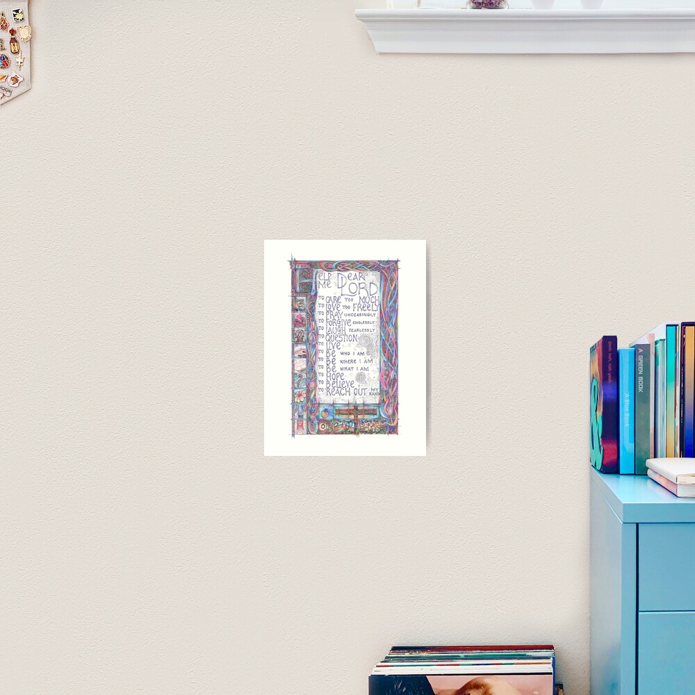 Help Me Dear Lord Art Print
