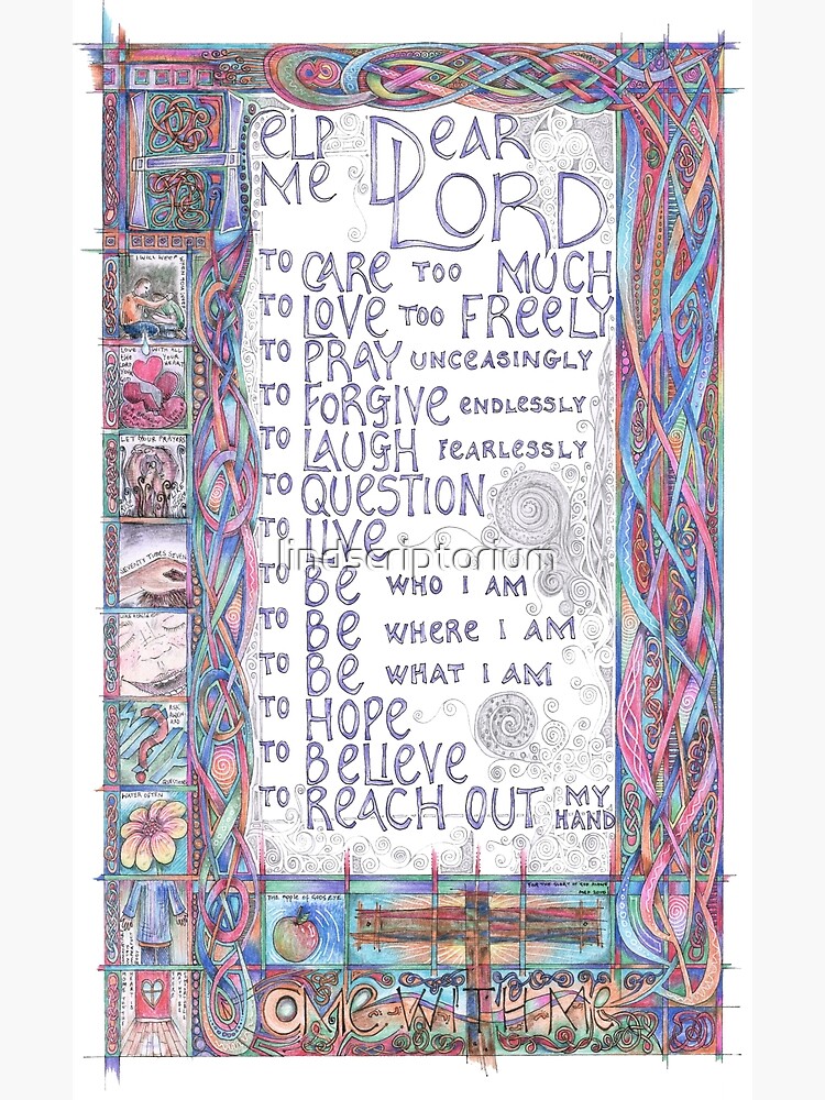 Help Me Dear Lord by lindscriptorium
