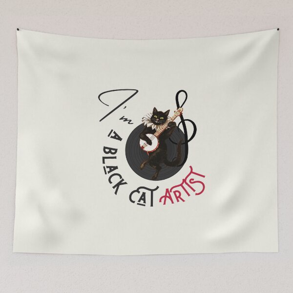 Item preview, Copy of Funny Black Cat -I'm a Black Cat Artist designed and sold by behappysiempre.