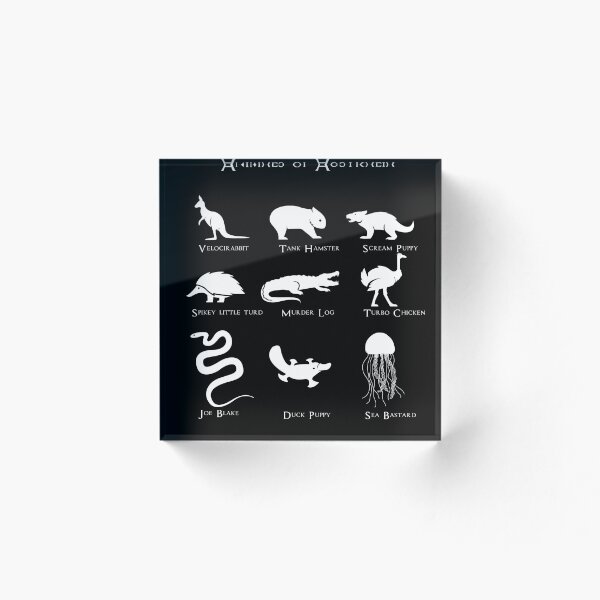 Artikelvorschau, Tiere Australiens entworfen und verkauft von CreativeArts Studio.