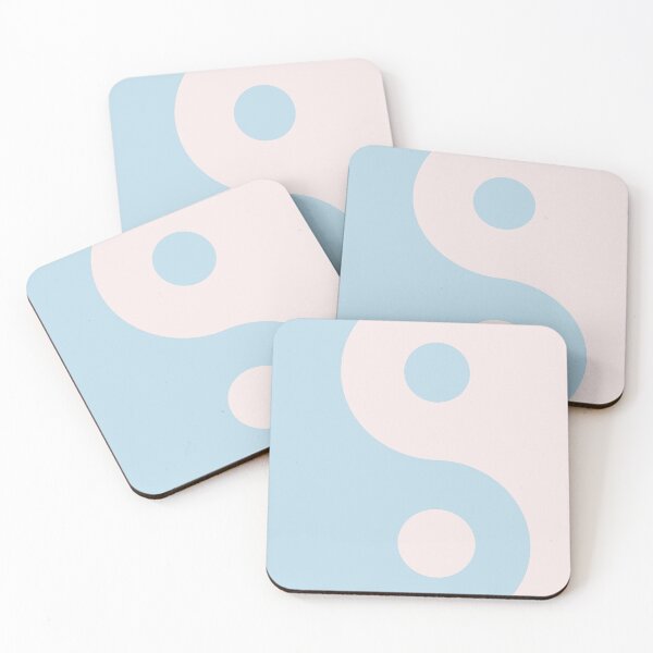 Item preview, Yin and yang - light blue designed and sold by bohoDecor.