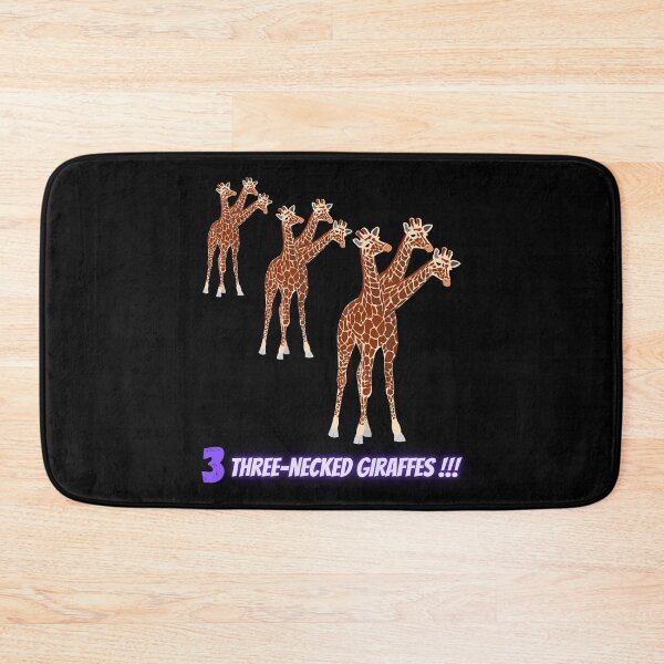 Item preview, 3 Three-Necked Giraffes (in black) designed and sold by CosmicStory.