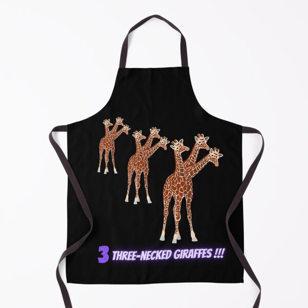 Item preview, 3 Three-Necked Giraffes (in black) designed and sold by CosmicStory.