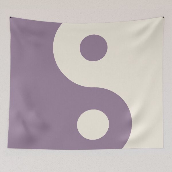 Item preview, Yin and yang - purple designed and sold by bohoDecor.
