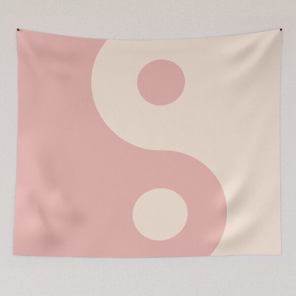Item preview, Yin and yang - pink designed and sold by bohoDecor.