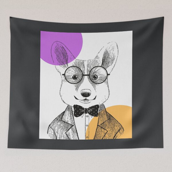 Item preview, cut dog glasses : funny, cute  designed and sold by marwan elsaeed.