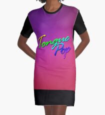 TONGUE POP Graphic T-Shirt Dress