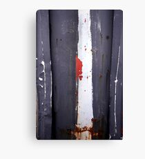 White Stripe Canvas Print