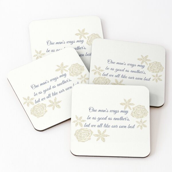 Item preview, Jane Austen - We all like our own best - Navy text designed and sold by SupremeBee.