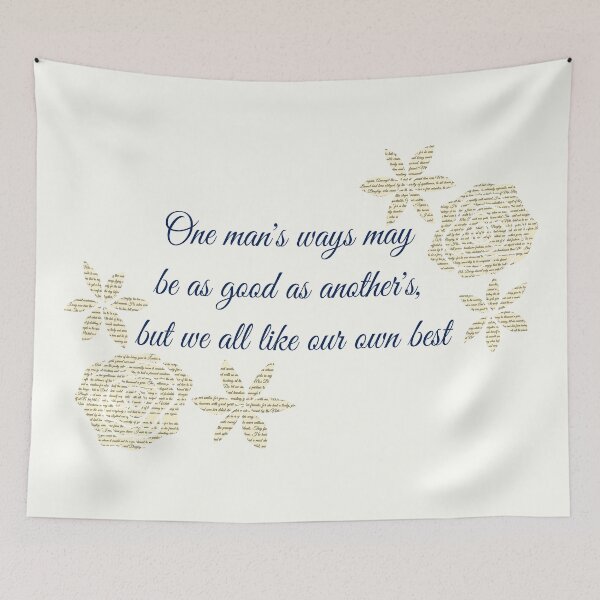 Item preview, Jane Austen - We all like our own best - Navy text designed and sold by SupremeBee.