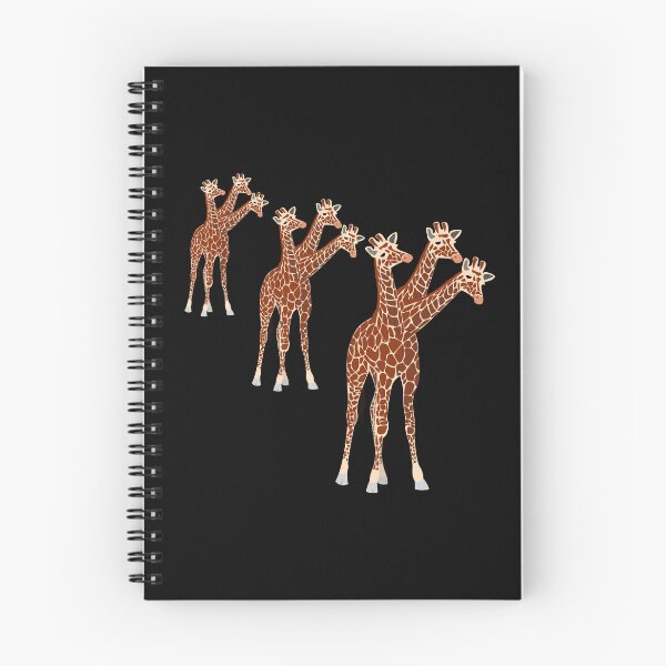 Item preview, 3 Three-Necked Giraffes (without title, in black) designed and sold by CosmicStory.