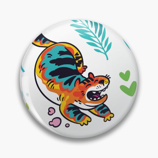 Item preview, Locamente parches en naranja designed and sold by PenguinHouse.