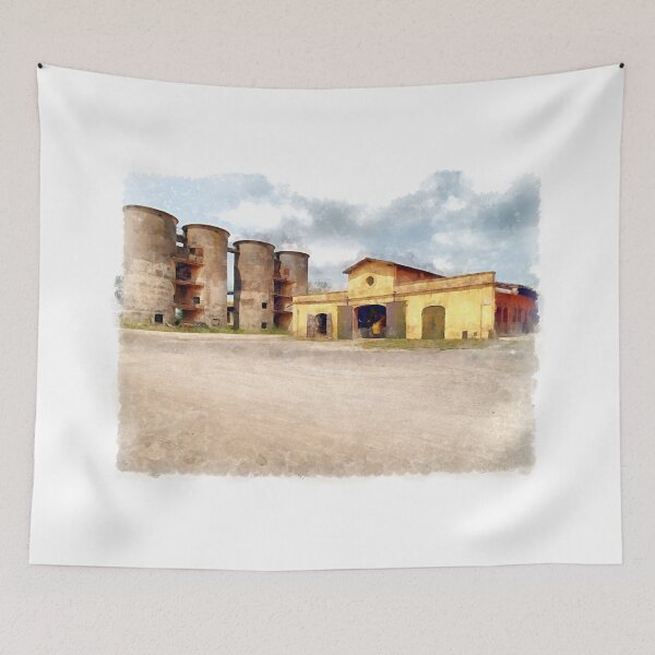 Item preview, Silos and stable designed and sold by Giuseppe Cocco.