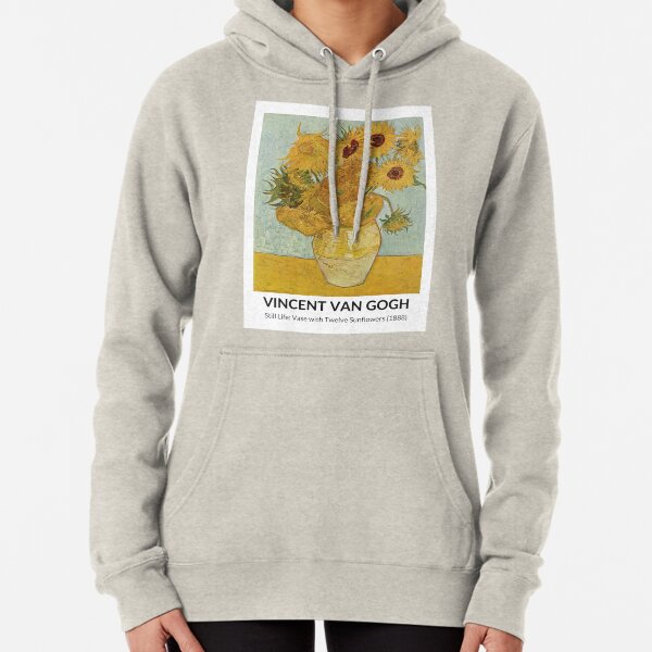 van gogh sunflowers pullover sweatshirt