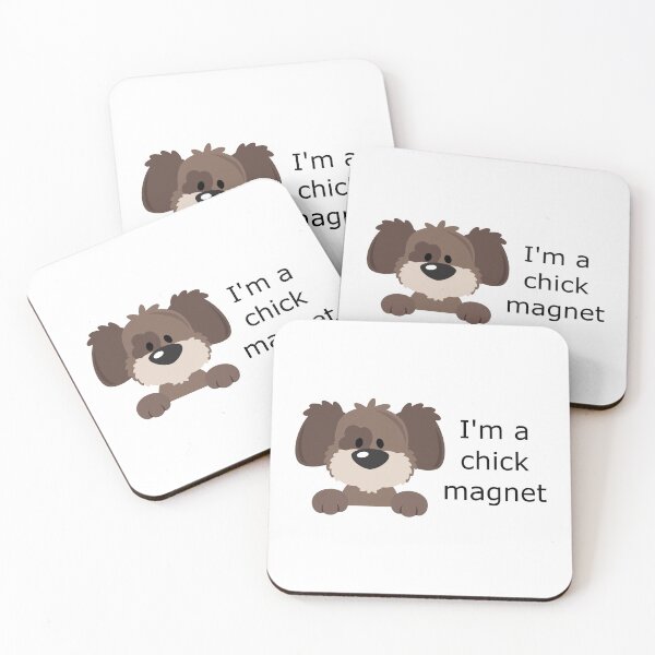 Item preview, I'm a chick magnet designed and sold by Becky Hunter.