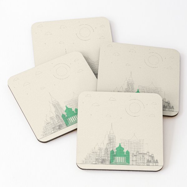 Item preview, Abstract City Posters: Bangalore, India designed and sold by A Deniz Akerman.