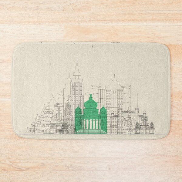 Item preview, Abstract City Posters: Bangalore, India designed and sold by A Deniz Akerman.