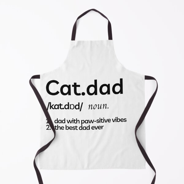 Item preview, CAT DAD - Funny cat quotes for the cat enthusiast designed and sold by FunnyCatsFam.