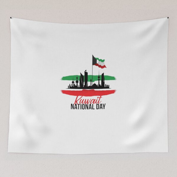 Item preview, Kuwaiti National Day - Happy National Day designed and sold by WolfyAL.