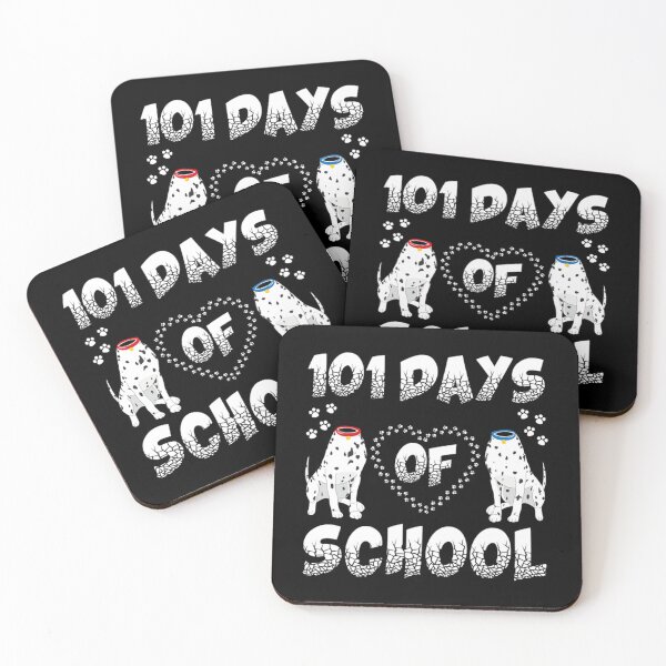 Item preview, 101 Days Of School Dalmatian T-Shirt101 Days Of School Dalmatian Dog 100 Days Smarter T-Shirt designed and sold by JonesCaddaric.
