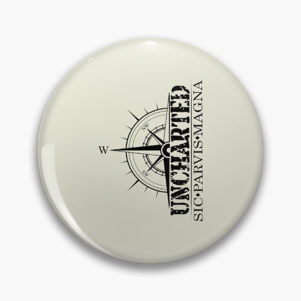 Item preview, Uncharted - Sic Parvis Magna Design 2 with Compass   designed and sold by NesoMinds.
