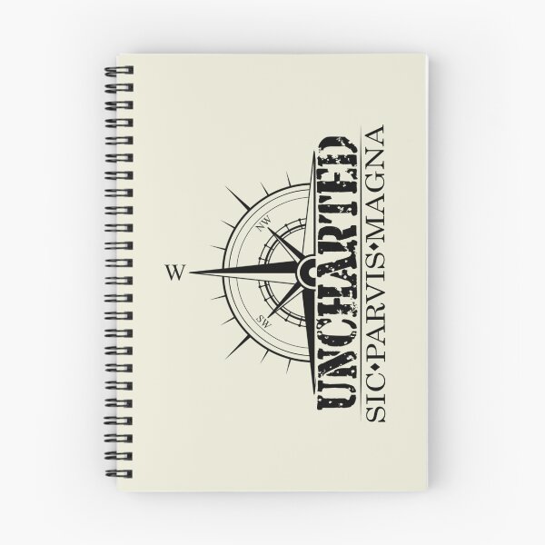 Item preview, Uncharted - Sic Parvis Magna Design 2 with Compass   designed and sold by NesoMinds.