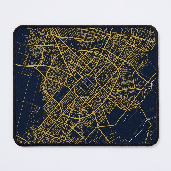 Item preview, Trujillo City Map of La Libertad, Peru - Gold Art Deco designed and sold by deMAP.