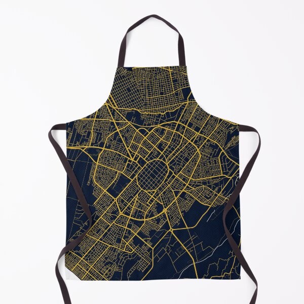 Item preview, Trujillo City Map of La Libertad, Peru - Gold Art Deco designed and sold by deMAP.