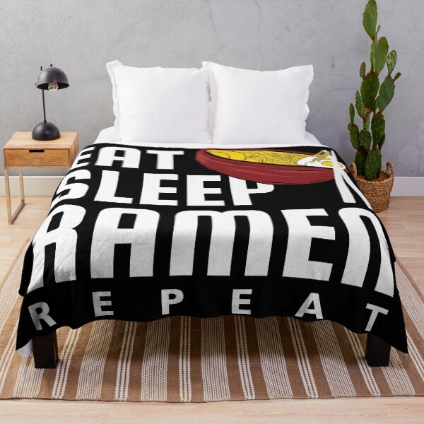Aperçu de l'œuvre Eat Sleep Ramen Repeat créée et vendue par karibenart.