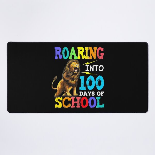 Item preview, Lion Roaring Into 100 Days Of School Happy 100th Day T-Shirt designed and sold by JonesCaddaric.
