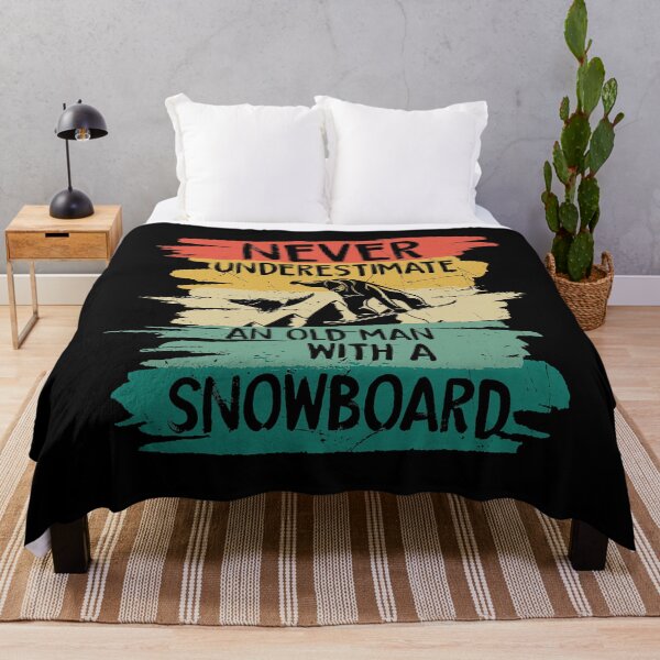 Item preview, Snowboarding Never Underestimate an Old Man with a Snowboard T-Shirt designed and sold by JonesCaddaric.